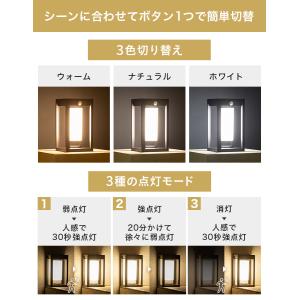 ソーラーライト 屋外 人感センサー 置き型 〔...の詳細画像3