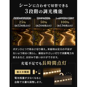 ソーラーライト屋外 テープライト 〔 防水 L...の詳細画像4