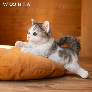 猫 置物 ガーデニング 雑貨 ガーデン オーナ...の詳細画像3