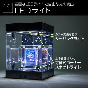 2個 フィギュアケース コレクションケース L...の詳細画像2