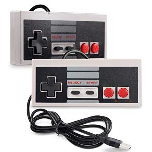 suily 2パック USBコントローラー NESゲーム用 USB コントローラー