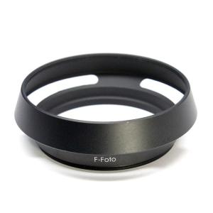 F-Foto 52mm クラシックメタルレンズフード ブラック (各社対応、ねじ込み式）H52B