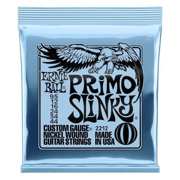 正規品 ERNIE BALL 2212 エレキギター弦 (9.5-44) PRIMO SLINKY ...