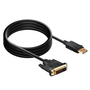[DFsucces] DisplayPort to DVI変換ケーブル 変換 アダプター 1.8m DP-DVI アダプター モニター 多機能 変換ハブ プロジェクター ディスプレイポート｜ハピネスストア
