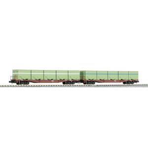 KATO Nゲージ コキ50000 C20・C21形コンテナ積載 2両セット 10-815 鉄道模型...