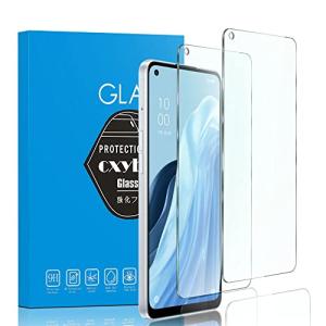 【2枚セット】For OPPO Reno9 A/OPPO Reno7 A ガラスフィルム OPPO Reno7 A OPG04 強化ガラス液晶保護フィルム硬度9H ／高透過率／2.5D丸縁加工／飛