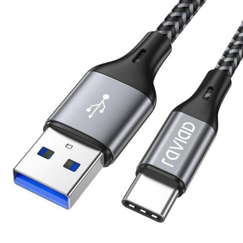 RAVIAD USB Type C ケーブル【1M/QC3.0対応】タイプ C ケーブル 3A 急速...