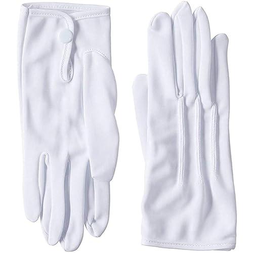 [SANDAI] ブラック 追加 礼装 用 フォーマル メンズ 白 手袋 ホック付き (S ? 3L...