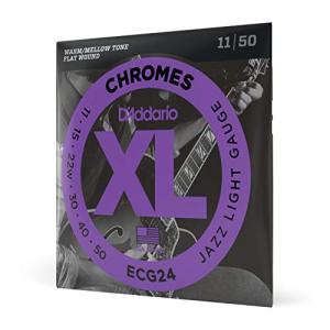 D'Addario ダダリオ エレキギター弦 フラットワウンド Jazz Light .011-.050 ECG24 【国内品】｜happy-ness-store