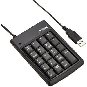 iBUFFALO テンキーボード USB接続 16mmピッチ ブラック BSTK01BK｜happy-square