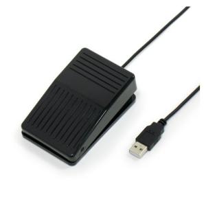 ルートアール USBフットペダルスイッチ マウス操作対応 RI-FP1BK｜happy-square