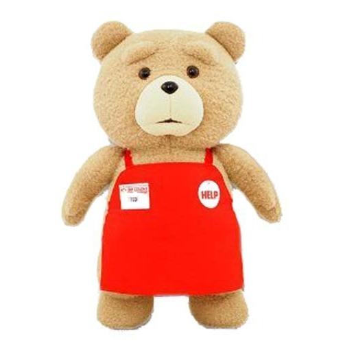 tedテッド　おれのBIGモフモフエプロンぬいぐるみ　 特大48cm