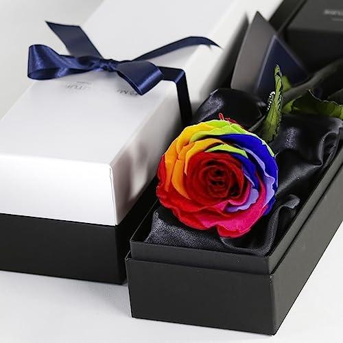 Makefuture Rainbow Rose プリザーブドフラワー 花 バラ プレゼント プロポー...