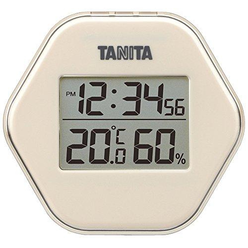 タニタ(TANITA) 温度計・湿度計 アイボリー デジタル デジタル温湿度計 TT-573-IV