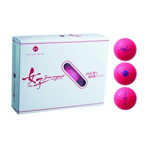 キャスコ(Kasco) ゴルフボール ゼウスインパクト Zeusimpact女子2 レディース 高反発 ピンク｜happy-square