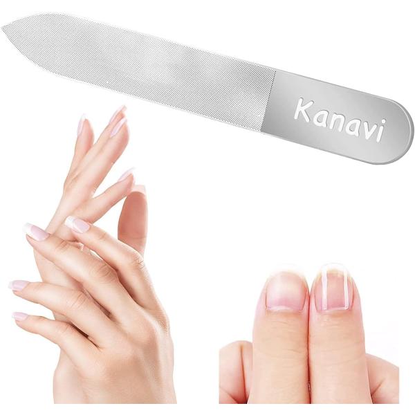 【2024年改良版】Kanavi 爪やすり ガラス製 ピカピカ 最新ナノ技術が生んだ全く新しい ネイ...