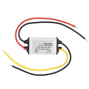 Akozon GYVRM-K241205 電源コンバーター DC-DC 24Vから12V 高効率 5A 調整可能なバックコンバーター 電圧レギュレータ｜happy-square