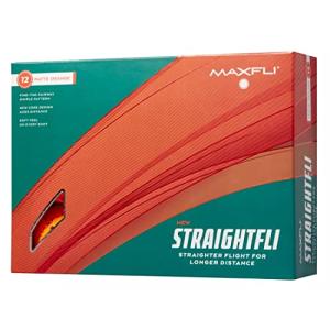 MAXFLI 2023 (マックスフライ) ゴルフボール Straightfli Golf Balls ストレートフライ 曲がりにくいボール ルール適