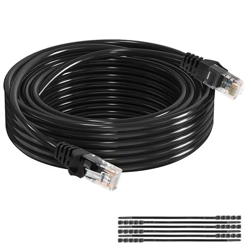 SGANGCAR LANケーブル 15M Cat6 カテゴリー6 イーサネットケーブル 2重被覆 耐...