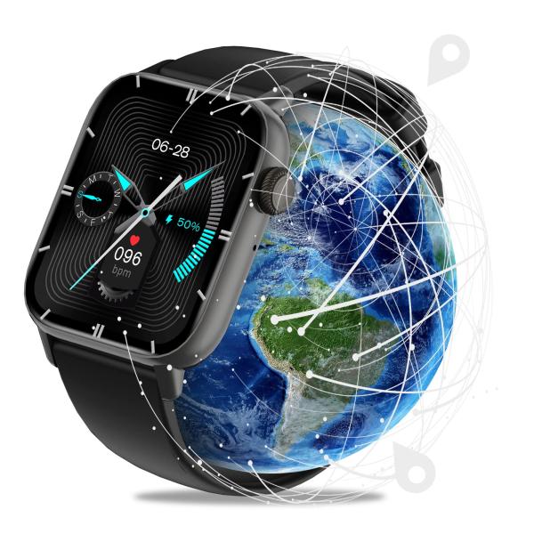 スマートウォッチ Smart watch 腕時計 通話機能付き最新 メッセージ通知 IP67防水 睡...