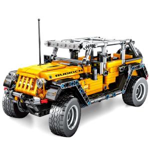 ブロック互換 レゴ 互換品 レゴプルバック車 ジープJEEP 車 互換品クリスマス プレゼント