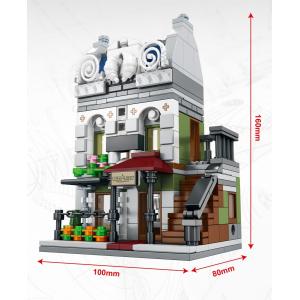 ブロック互換 レゴ 互換品 レゴミニモジュール パリのレストラン レゴブロック LEGO クリスマス プレゼント｜happy-style-g