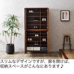 玄関家具 下駄箱 シューズボックス おしゃれ ...の詳細画像2