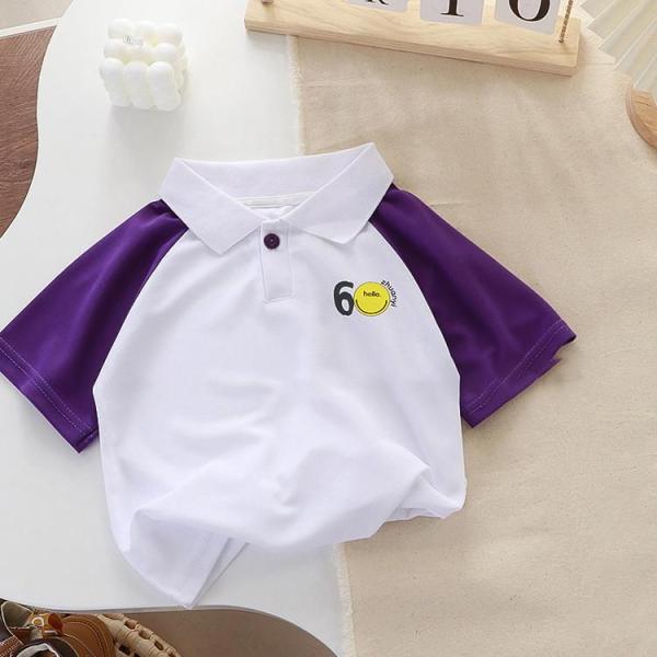 キッズ　ポロシャツ　poloシャツ　子供Tシャツ　女の子 男の子 春夏　半袖　シャツ　ス　インナー　...