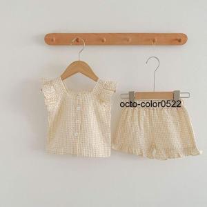 ベビー服 女の子 半袖 セットアップ ス 短パ...の詳細画像2