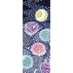 プレーリードッグ 和布華 手拭い 手ぬぐい 秋模様 和柄 日本製  サイズ:約33×90cm