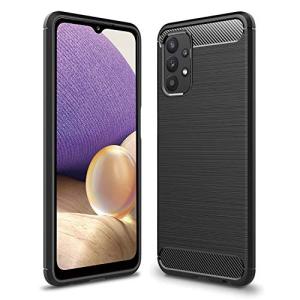 NUPO Galaxy A32 5G au SCG08 ケース 炭素繊維カバー TPU 保護バンパー 弾力性付き 衝撃吸収 高耐久性 Galax