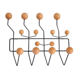 イームズ ウォールハンガー ハングイットオール Eames Hang It All ナチュラルボール ブラックフレーム