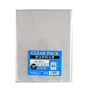 カクケイ OPP袋 クリアパック テープ無し 30μ 100枚 ST16-22.5