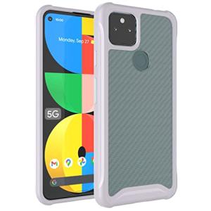 TUDIA 透明 Pixel 5a ケース  TPU バンパー クリアケース 耐衝撃 すり傷防止ケースピクセル5aと互換性があり