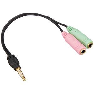変換名人 スマートフォン用 イヤホン&マイク変換ケーブル