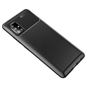 Galaxy A51 5G シンプル ケース/カバー TPU カーボン調 耐衝撃 ソフトケース ギャラクシー A51 5G 頑丈ケース/カバー