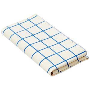 EBM キャンパス厚手 チェックナフキン 450×450 ブルー
