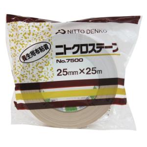 日東電工 養生用布粘着テープ ニトクロステープ 25mm×25M No.7500