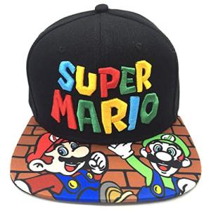 マリオ野球帽子 野球帽鳥打ち帽 MARIO紫外線対策ハット 日よけ刺繍キャップ 男女兼用 贈り物