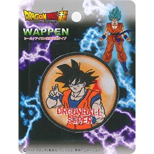 稲垣服飾 ドラゴンボールスーパー 丸シールワッペン 悟空 シール アイロン接着 両用 DBS013