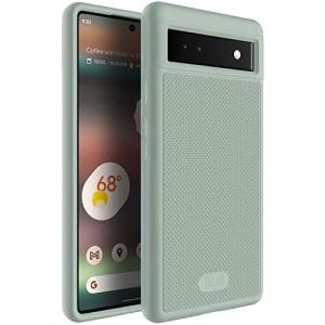 TUDIA Google Pixel 6a ケース 米軍MIL規格 2層保護耐衝撃性滑り止め超薄型TPU保護ハード Pix