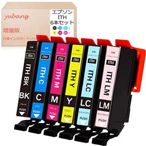 ith-6cl互換インク6色セットith-bk黒ブラック ith-c ith-mマゼンタ ith-y ith-lc ith-lmイチョウプリンタ