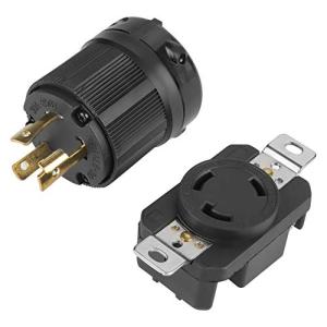 3pin 電気 プラグ コネクタ レセプタクル セット NEMA L6-30P L6-30R 30A 250V オス メス ツイストロック 電気