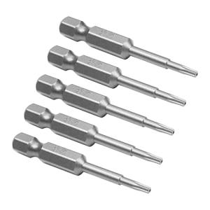 Utoolmart 六角軸ドライバービット 磁気ビット 電動ドライバービット クロスヘッド 梅ボッサム中孔 軸径1/4インチ 全長50mm 先端
