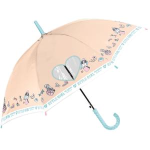 クラックス 55CMコドモナガ_STYLEGLRL_BE 長傘 トレンド こども ベージュ 103848