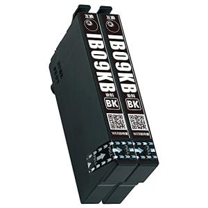 IB09KB ブラック2本セット 大容量 電卓 エプソン用エレスタ製互換インクカートリッジ 残量表示付き APEX 社製ICチップ
