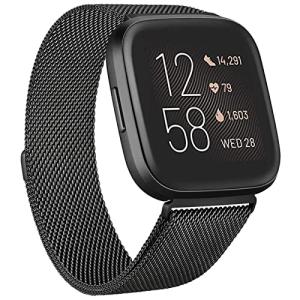 Vanua コンパチブル Fitbit Versa2 バンド/Fitbit Versa/Versa Lite/Versa SE バンド ミラネー