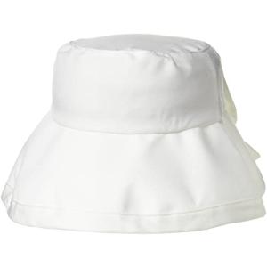 サンハーティネス香産 デニム調女優帽 ホワイト 頭周囲57~60cm UVカット 折り畳み DUV-02-4