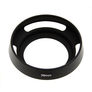 F-Foto 39mm クラシックメタルレンズフード ブラック H39B