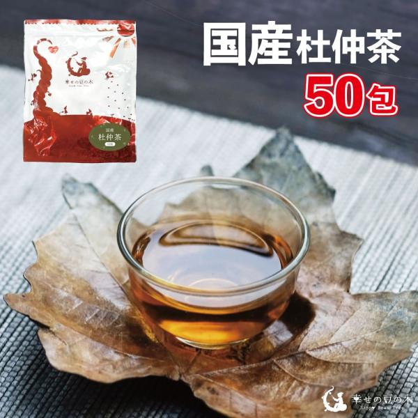 杜仲茶 国産 2g×50包 ティーバッグ 安心の国産杜仲葉使用 送料無料 ノンカフェイン